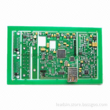 PCB Assembly for Industrial Controller, RoHS Directive-compliant, 0.4mm Minimum Board Thickness